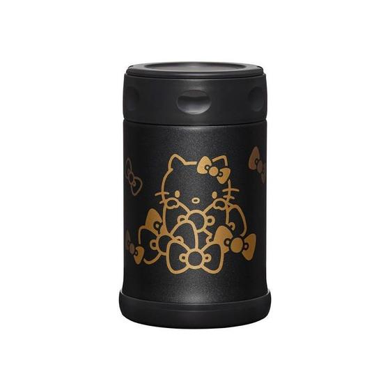 Imagem de Marmita Térmica de 500ml Zojirushi Hello Kitty - Design Preto Elegante