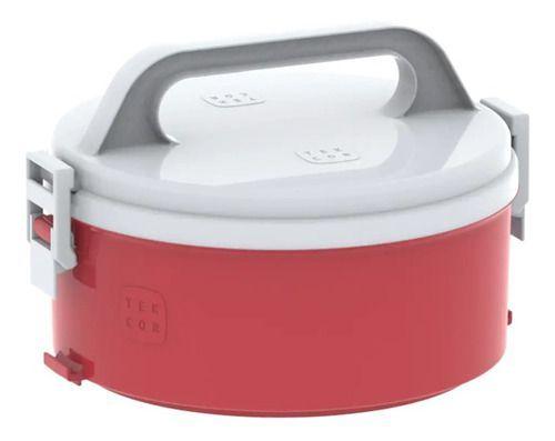 Imagem de Marmita Térmica Tekcor 1,5 L Vermelho Soprano Com 2 Divisão