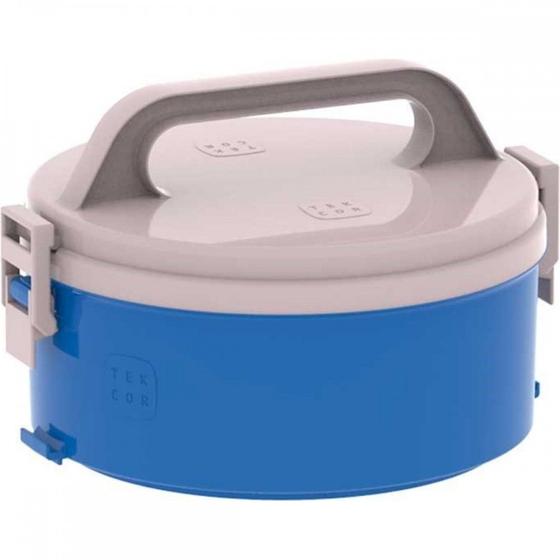Imagem de Marmita Termica Tekcor Com Presilha Sem Divisao 1,5L Azul 09003.1289.05