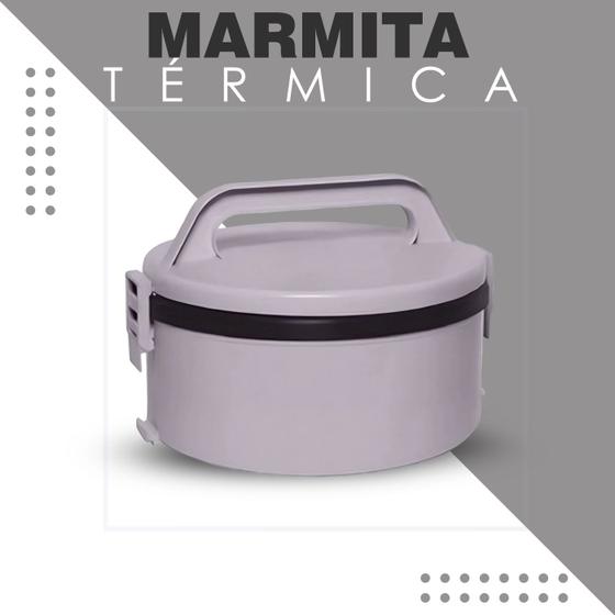 Imagem de Marmita termoprato s/div bege  1,5l