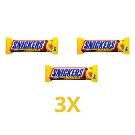 Imagem de Mars Chocolate Snickers Mousse de Maracujá 42 gramas - Kit com 03x