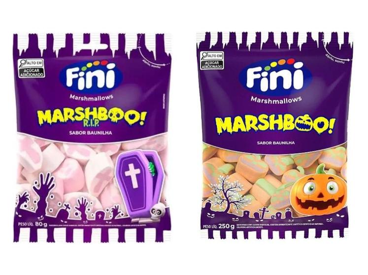 Imagem de Marshmallow Fini Halloween Marshboo e R.I.P. C/ 2unid