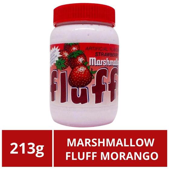 Imagem de Marshmallow Fluff Americano , Morango, Pote 213G