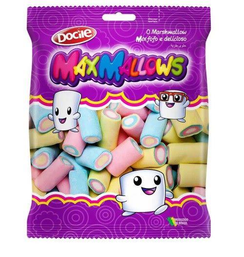 Imagem de Marshmallow Tubo Color Baunilha 250g Docile