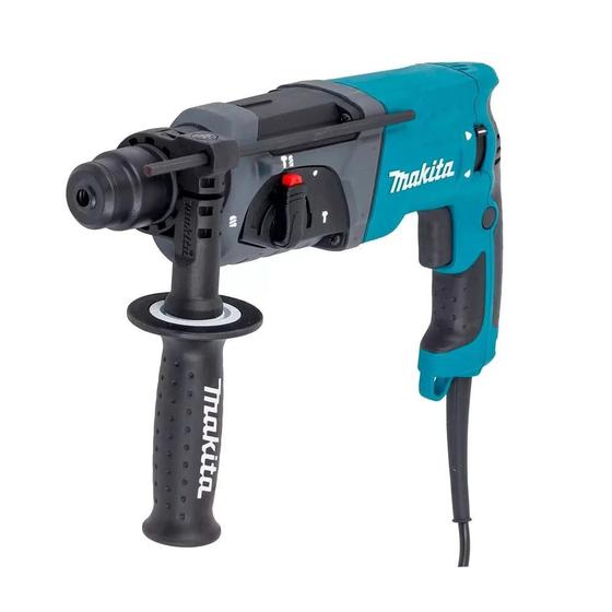 Imagem de Martelete Combinado 24Mm SDS PLUS 800w 2,7j Punho Conjunto Brocas Maleta HR2470X21 220V Makita