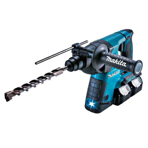 Imagem de Martelete Combinado 26mm Rotativo Rompedor à Bateria 18V 1250 RPM com Punho DHR264Z Makita