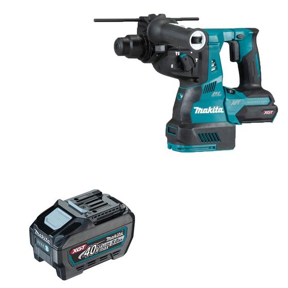 Imagem de Martelete Combinado 28mm 40V XGT HR001 Bateria 5.0Ah Makita