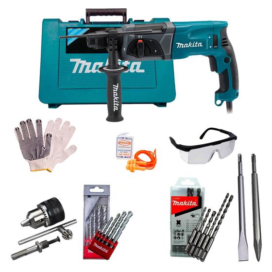Martelete Combinado Sds HR2470 800w Makita + kit de Ferramentas é boa?