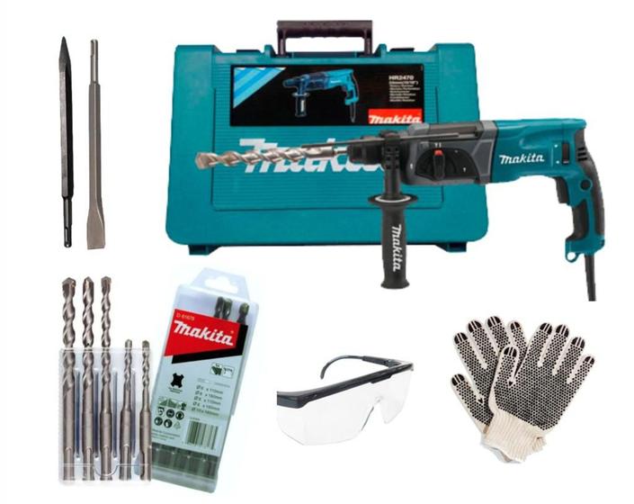 Martelete Combinado Sds Hr2470 800w  Makita + Kit Ferramentas é boa?