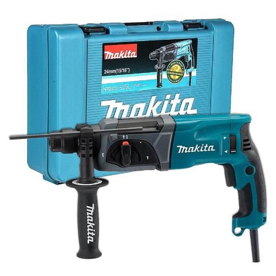 Imagem de Martelete Combinado SDS Plus 800W + Maleta Makita HR2470 220V