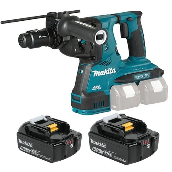 Imagem de Martelete Makita Rotativo 2 Baterias 18v 5ah Dhr281z Sem Carregador