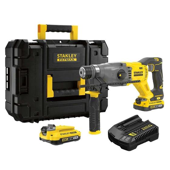 Imagem de Martelete Perf. Romp. Sds Plus 20v Com 2 Baterias e Maleta Stanley