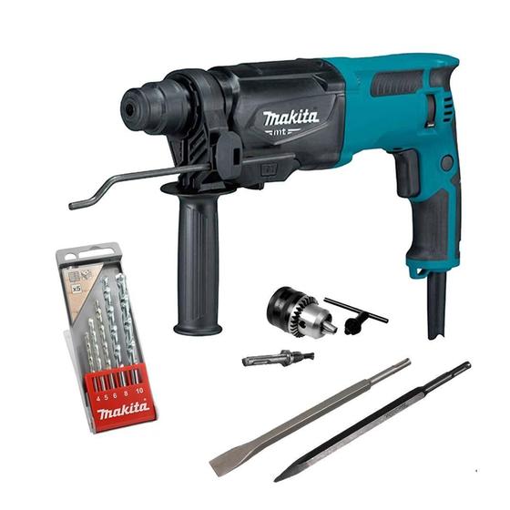 Romped Martelete Romped Sds-Plus 800W M8701Zb + Kit Brocas 220V - Makita ...