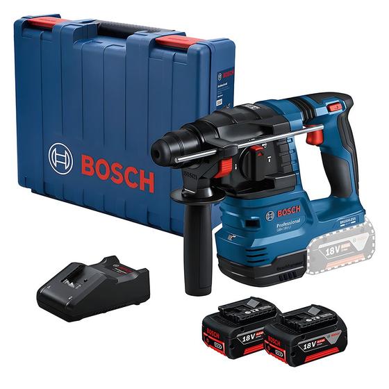 Imagem de Martelete Rompedor, GBH 185-LI, 18V, Brushless, 2 Baterias 4.0Ah, Com Maleta e Acessórios,  BOSCH-06119240E1-000