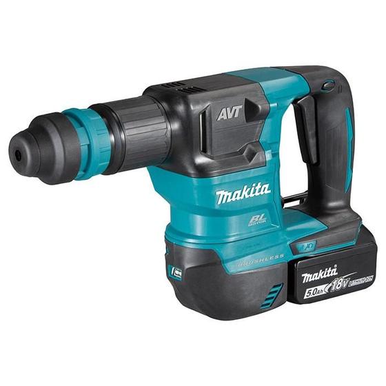 Imagem de Martelete Rompedor SDS PLUS Sem Fio 18V Portátil Com 2 Baterias Carregador Maleta DHK180RTJ Makita