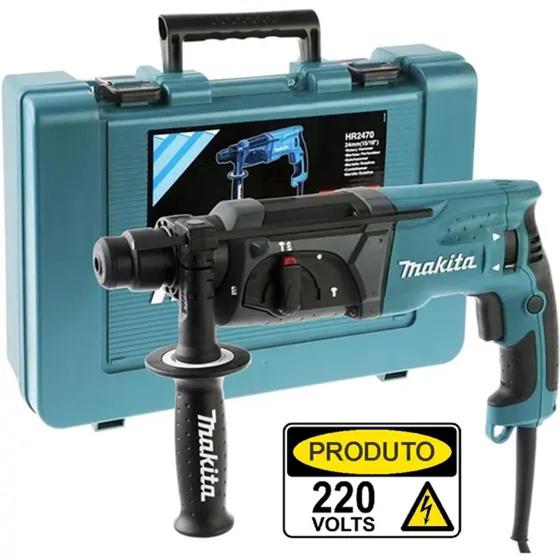 Imagem de Martelete Rotativo Rompedor 800W HR2470 220V c/ Maleta - MAKITA