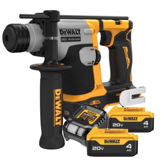 Imagem de Martelete Sds Plus Dch172 DEWALT Brushless + 2 Baterias 4ah + Carregador Bivolt