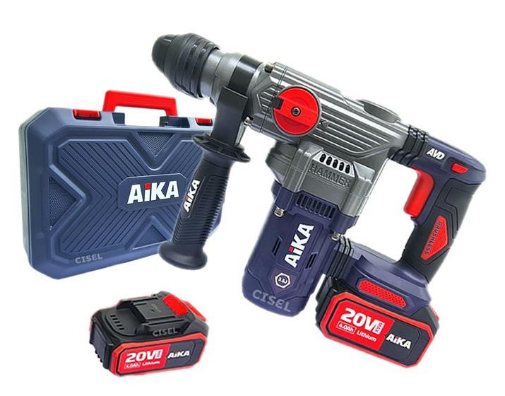 Imagem de Martelete Sem Fio 3,5 Joules c/ 2 Baterias AIKA 20V 4Ah AD-DH30A