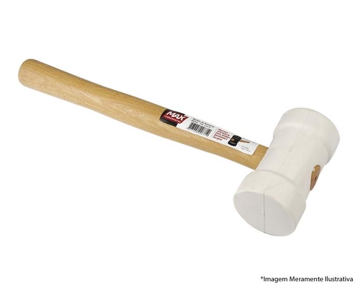 Imagem de Martelo Borracha Branco 60Mm C/C