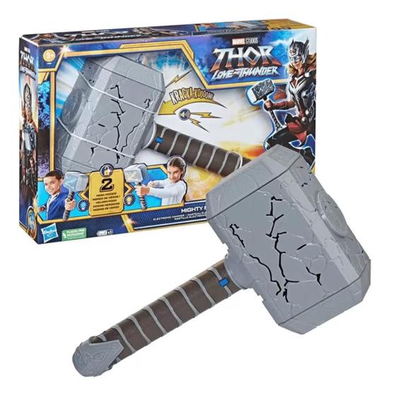 Imagem de Martelo Eletrônico Mjolnir Poderosa Thor - Hasbro