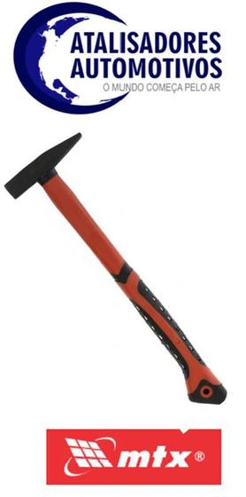 Imagem de Martelo pena aco carbono forjado cabo fibra de vidro emborrachado 600g -mtx