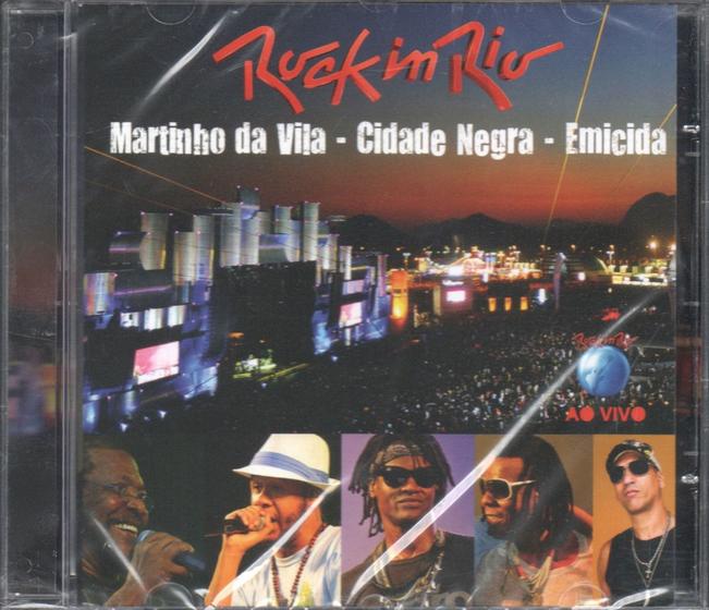 Imagem de Martinho Da Vila, Cidade Negra, Emicida CD Rock In Rio