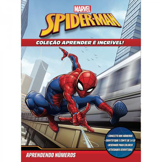 Imagem de Marvel - aprender incrivel spidey ap. números