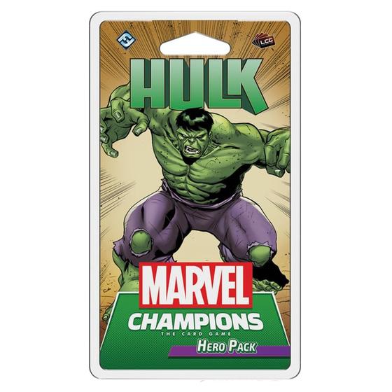 Imagem de Marvel Champions The Card Game Hulk Hero Pack  Jogo de cartas de estratégia para adultos e adolescentes  Mais de 14 anos  1-4 jogadores  Tempo médio de jogo 45-90 minutos  Feito por Fantasy Flight Games