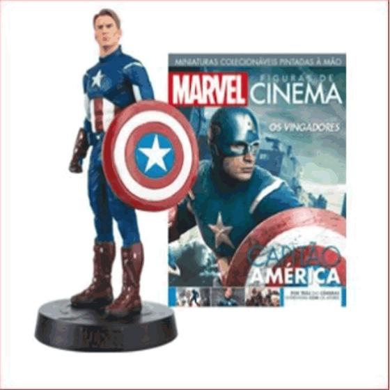 Imagem de Marvel figuras de cinema   capitao america   ed.02