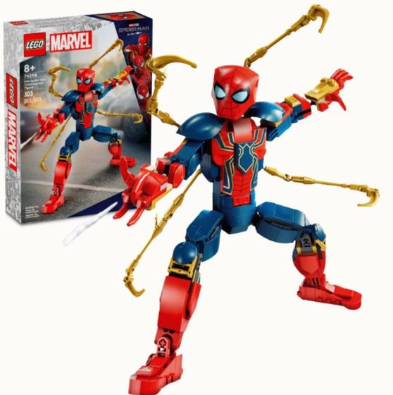 Imagem de Marvel Homem Aranha de Ferro 303 Peças - Lego 76298