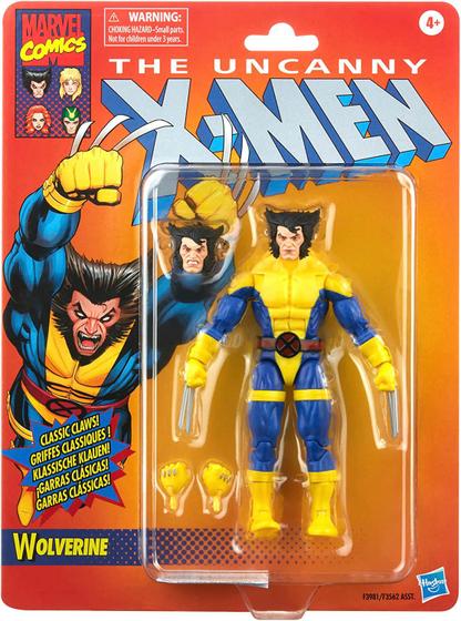 Imagem de Marvel Legends Retro X-Men Wolverine Hasbro F3981