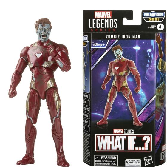 Imagem de Marvel Legends Series - Figura 15 cm com acessórios - Homem de Ferro Zumbi - F3700 - Hasbro