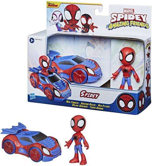 Imagem de Marvel Spidey and His Amazing Friends - Homem-Aranha e veículo- F1940 - Hasbro