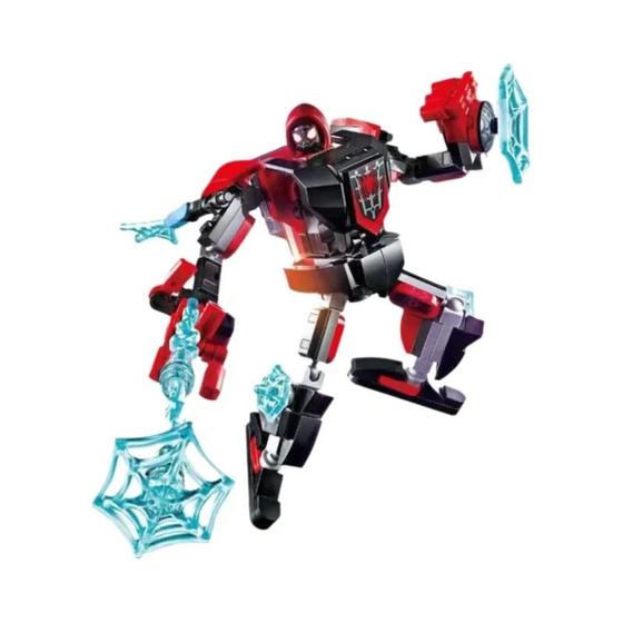 Imagem de Marvel Super-heróis Homem-Aranha Homem De Ferro Máquina De Guerra Figura De Ação Modelo De Blocos De