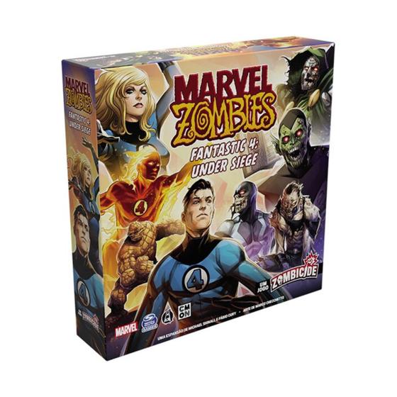 Imagem de Marvel Zombies Um Jogo Zombicide Fantastic 4 Under Siege Exp