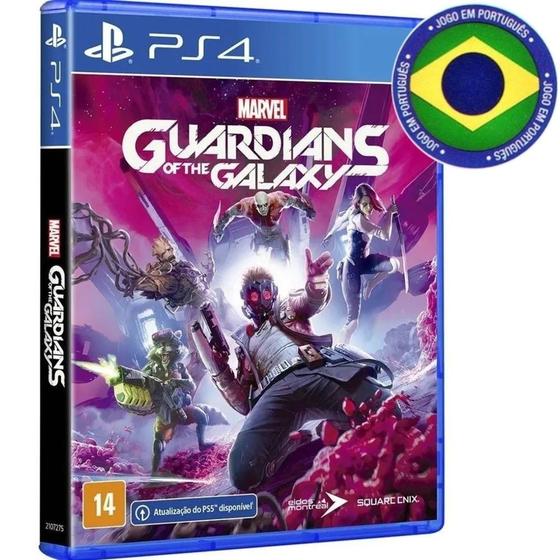 Imagem de Marvels Guardians Of The Galaxy PS 4 e PS5 Mídia Física Dublado em Português