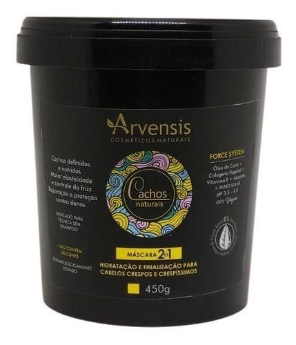 Imagem de Mascara 2x1 Cachos Naturais Arvensis 450g