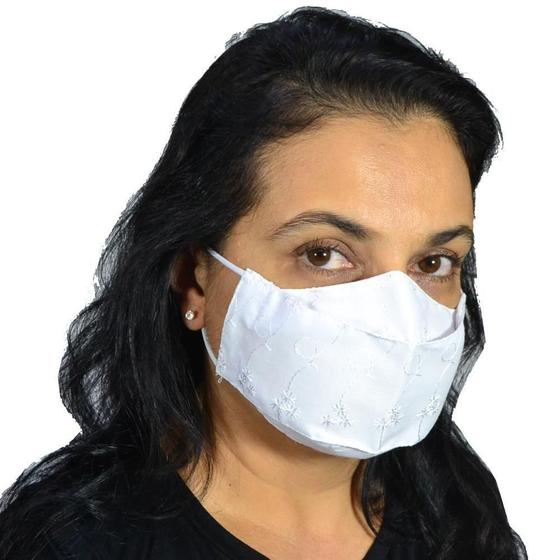 Mascara 3d Feminina De Bordado Ingles Lese Dawson Máscara Facial