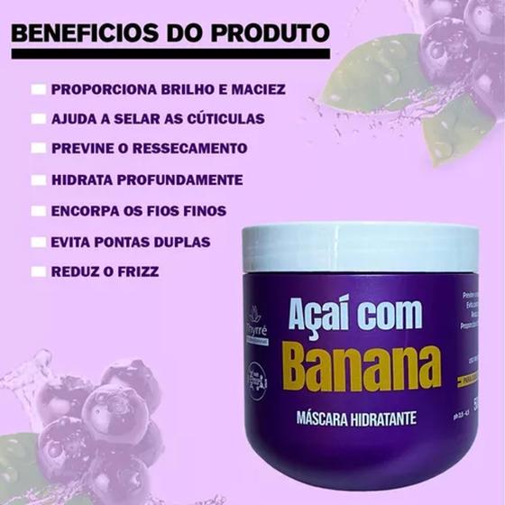 Imagem de Mascara Açaí  com Banana.