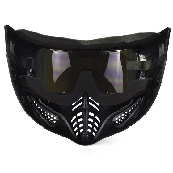 Imagem de Máscara ao ar livre com óculos de proteção contra impacto máscara para Hallowe