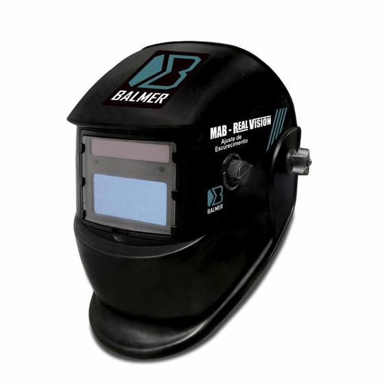 Imagem de Máscara Automática de Solda MAB Real Vision 9-13 Balmer - Visão Real e Ajuste Personalizado