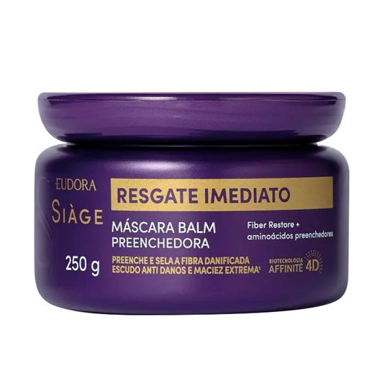 Imagem de Máscara Balm Preenchedora Eudora Siàge Resgate Imediato 250g