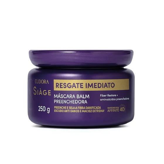 Imagem de Máscara Balm Preenchedora Siàge Resgate Imediato 250g