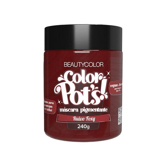 Mascara Beauty Color Color Pots Ruivo Foxy 240g