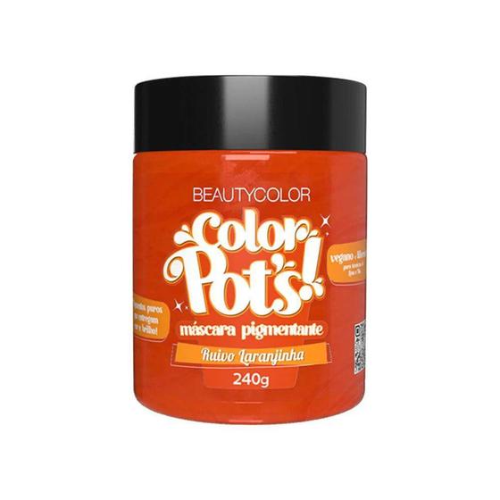 Imagem de Máscara Beautycolor Color Pot's! Matizador Ruivo Laranjinha 240g