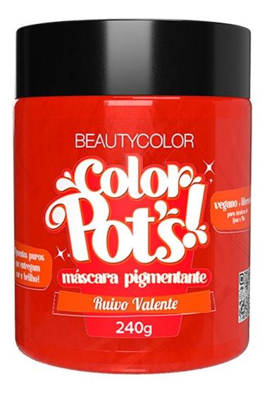 Imagem de Máscara Beautycolor Color Pots Ruivo Valente 240g