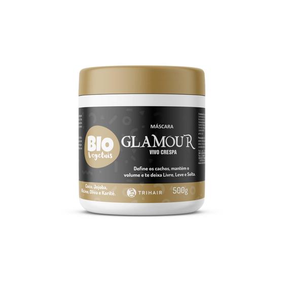 Imagem de Máscara Biovegetais Vivo Crespa Glamour 500g Trihair