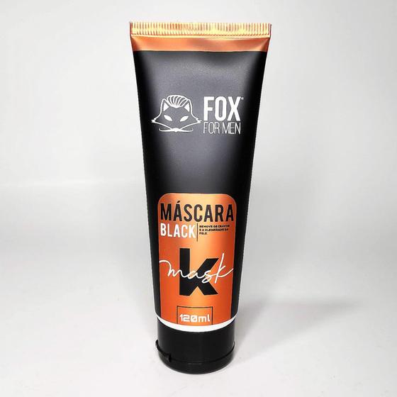 Máscara black facial fox for men 120 ml Menor preço em Máscara black facial fox for men 120 ml