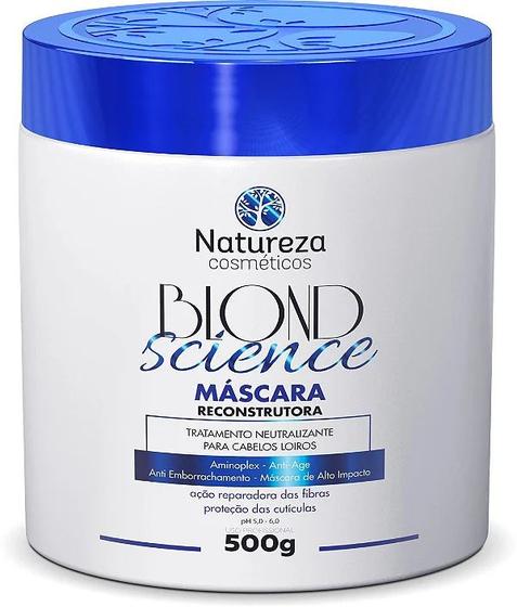 Imagem de Máscara Blond Science 500g - Natureza Cosméticos