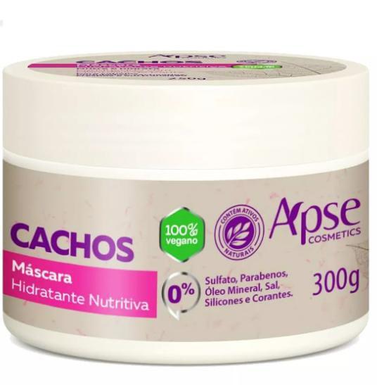 Imagem de Máscara Cachos Hidratante Nutritiva 300g - Apse Vegano